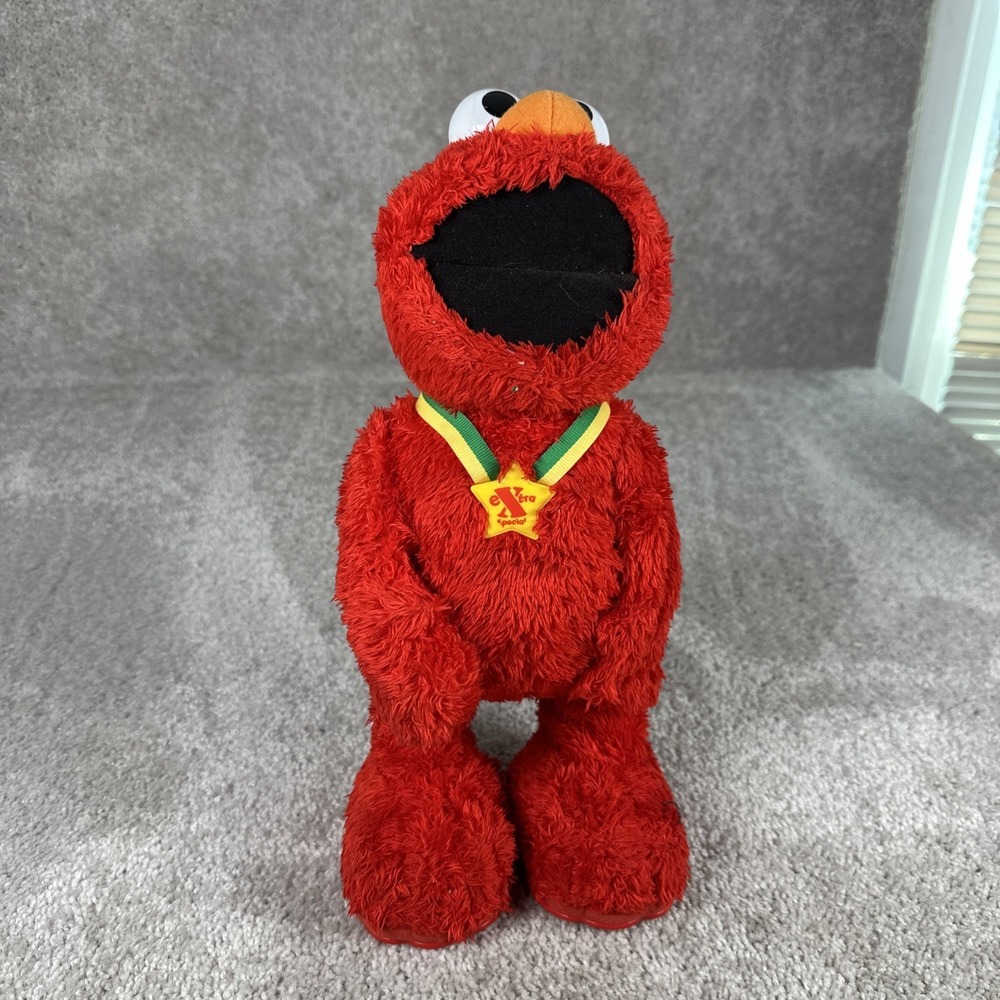 As Is Fisher-price Tickle Me Elmo Tmx Extra Special Edition Sesame (Not Working) - Picture 2 of 12